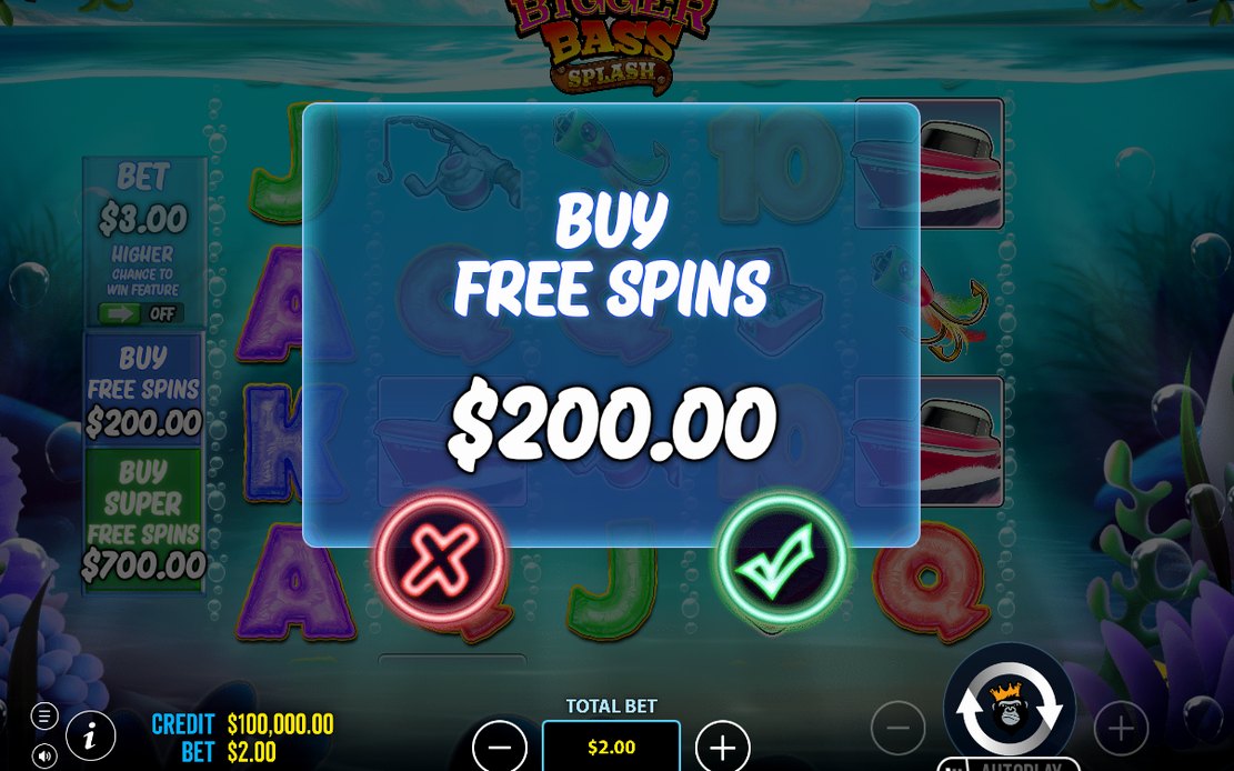Money Collect pendant les Free Spins, valeurs Money Fish ramassées